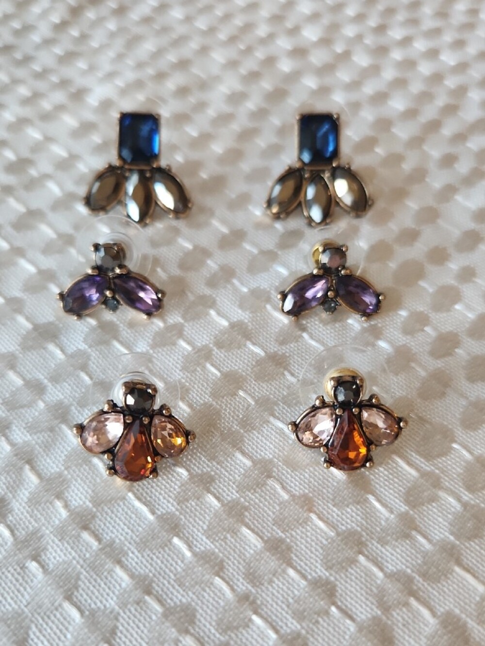 Park Lane Bumblebee Gem-Tone Stud Earring Set- 3 Pairs